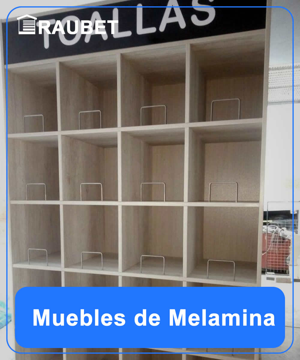 MUEBLES DE MELAMINA | MUEBLES Y ESTRUCTURAS METALICAS